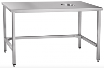 Стол для сбора отходов Abat ССО-1 (нерж) (210000180576) в ШефСтор (chefstore.ru)